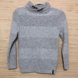 Zara Cozy Gray Knit Young Collection Sweater size 9